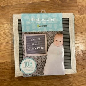 Letterboard Set by Pearhead Live Show Host Tool Baby Pictures Home Decor New